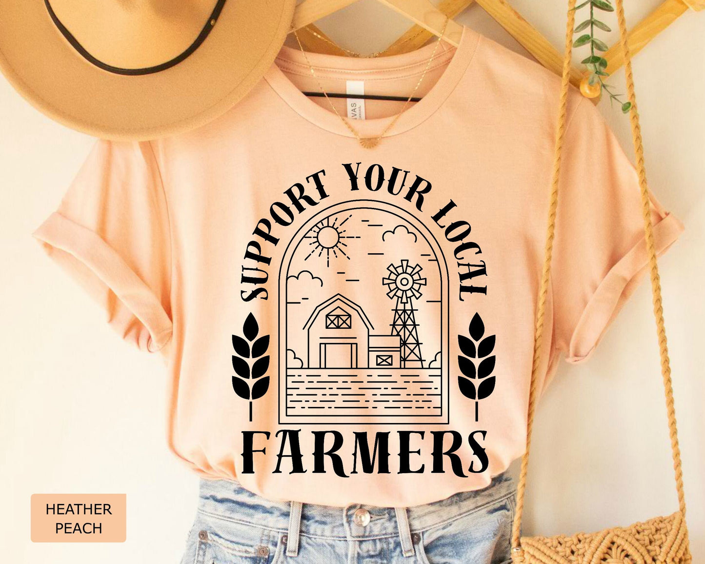 Support Local Farmers T-Shirt: Farm Life Pride Shirt