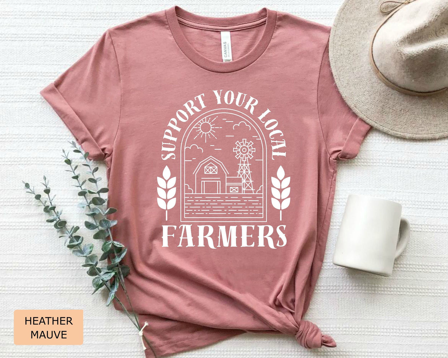 Support Local Farmers T-Shirt: Farm Life Pride Shirt