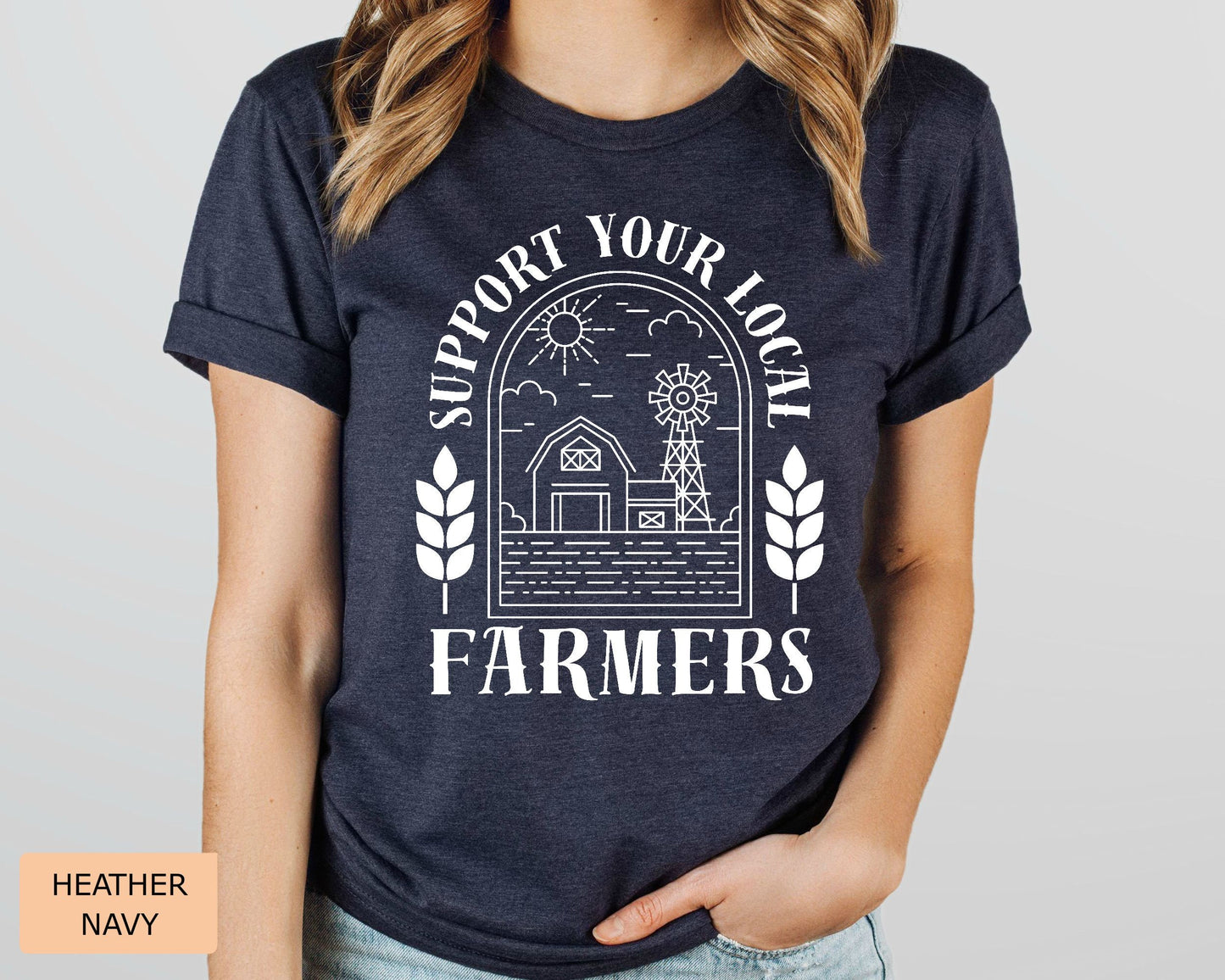Support Local Farmers T-Shirt: Farm Life Pride Shirt