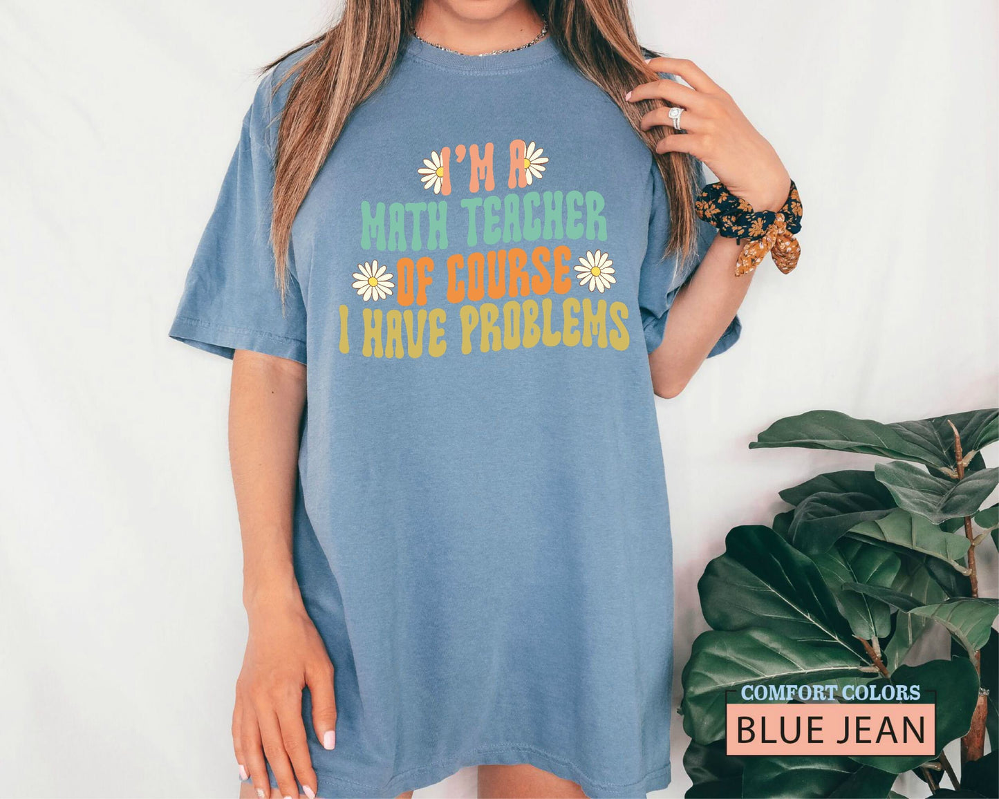 Comfort Colors Math Teacher Shirt: I Have Problems