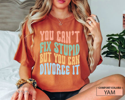 Funny Divorce Comfort Colors® Shirt: Ex Husband Gift