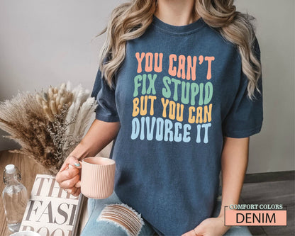 Funny Divorce Comfort Colors® Shirt: Ex Husband Gift