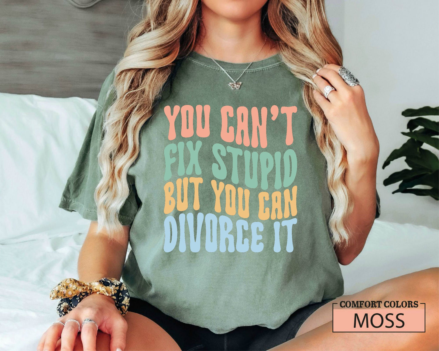 Funny Divorce Comfort Colors® Shirt: Ex Husband Gift