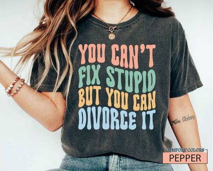 Funny Divorce Comfort Colors® Shirt: Ex Husband Gift