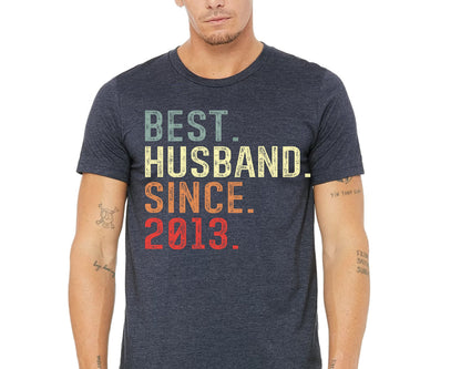 Best Husband Since 2016 Shirt, Custom 10th Wedding Anniversary Gift for Him