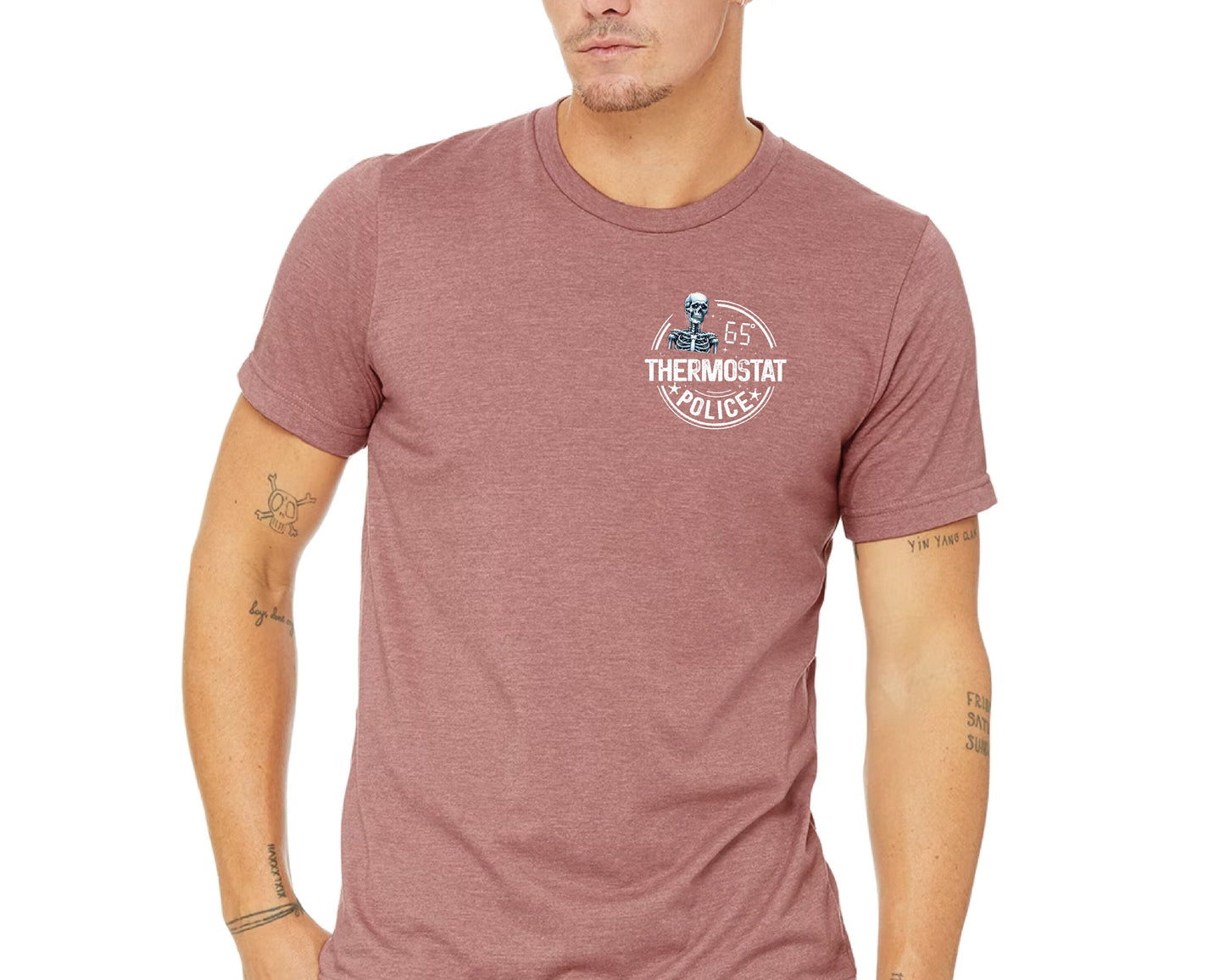 Funny Dad T-Shirt: Thermostat Police Comfort Colors Tee