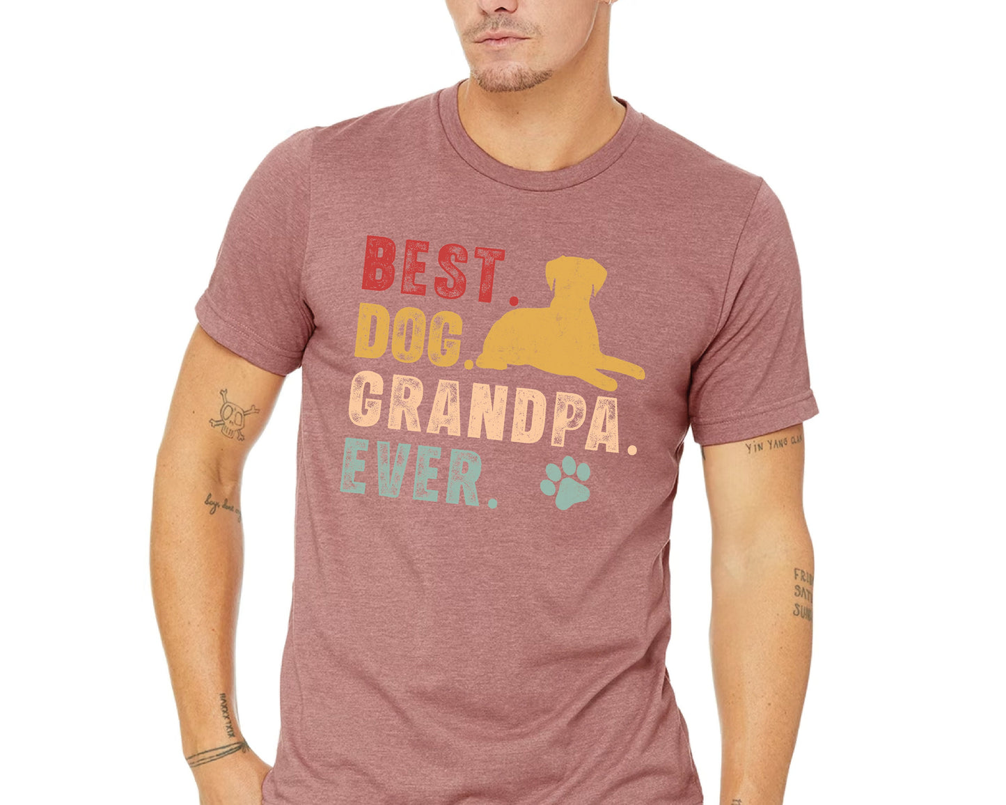 Funny Dog Grandpa Comfort Colors T-Shirt: Dog Lover Gift