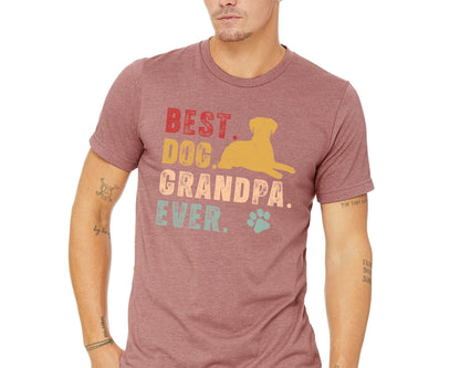 Funny Dog Grandpa Comfort Colors T-Shirt: Dog Lover Gift