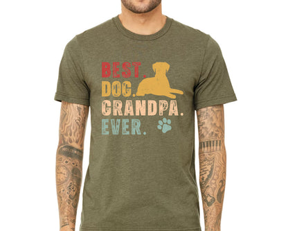 Funny Dog Grandpa Comfort Colors T-Shirt: Dog Lover Gift