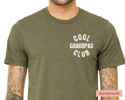 Cool Grandpas Club Shirt - Comfort Colors Best Grandpa T-Shirt - Grandfather Birthday Gift - Fathers Day Gift from Grandkids