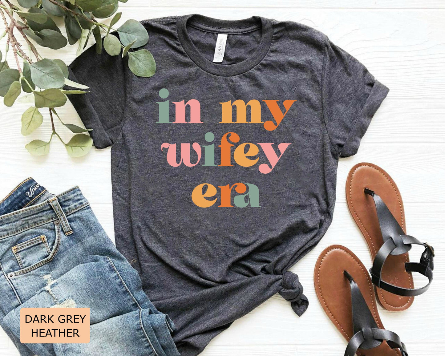 In My Wifey Era Shirt - Comfort Colors Married Women's Tee