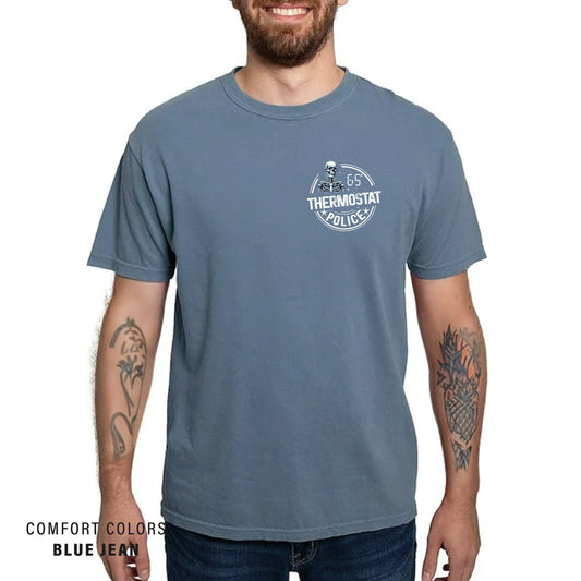 Funny Dad T-Shirt: Thermostat Police Comfort Colors Tee
