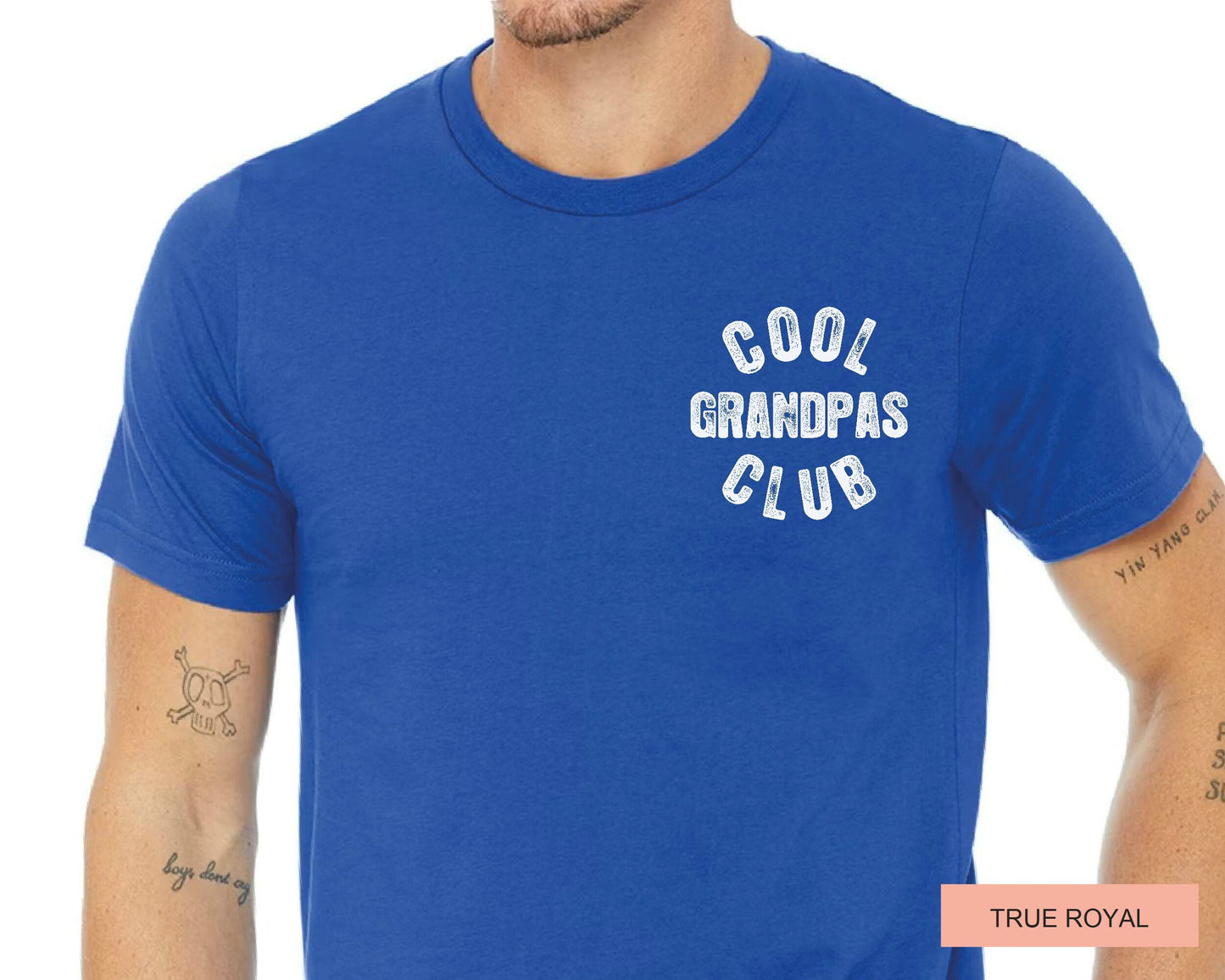 Cool Grandpas Club Shirt - Comfort Colors Best Grandpa T-Shirt - Grandfather Birthday Gift - Fathers Day Gift from Grandkids