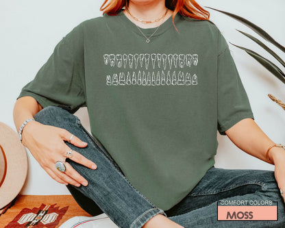 Dental Shirt: Types of Teeth - Dentist, Hygienist, Assistant Gift