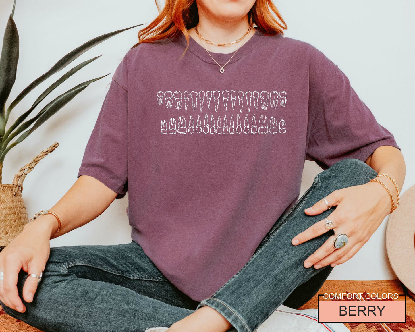 Dental Shirt: Types of Teeth - Dentist, Hygienist, Assistant Gift