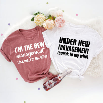 Funny Just Married Couple Shirts: Honeymoon Gift Set