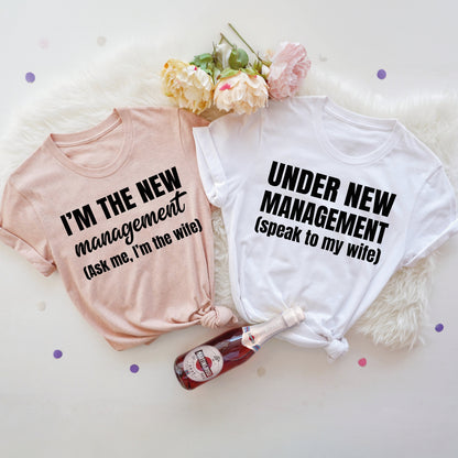 Funny Just Married Couple Shirts: Honeymoon Gift Set