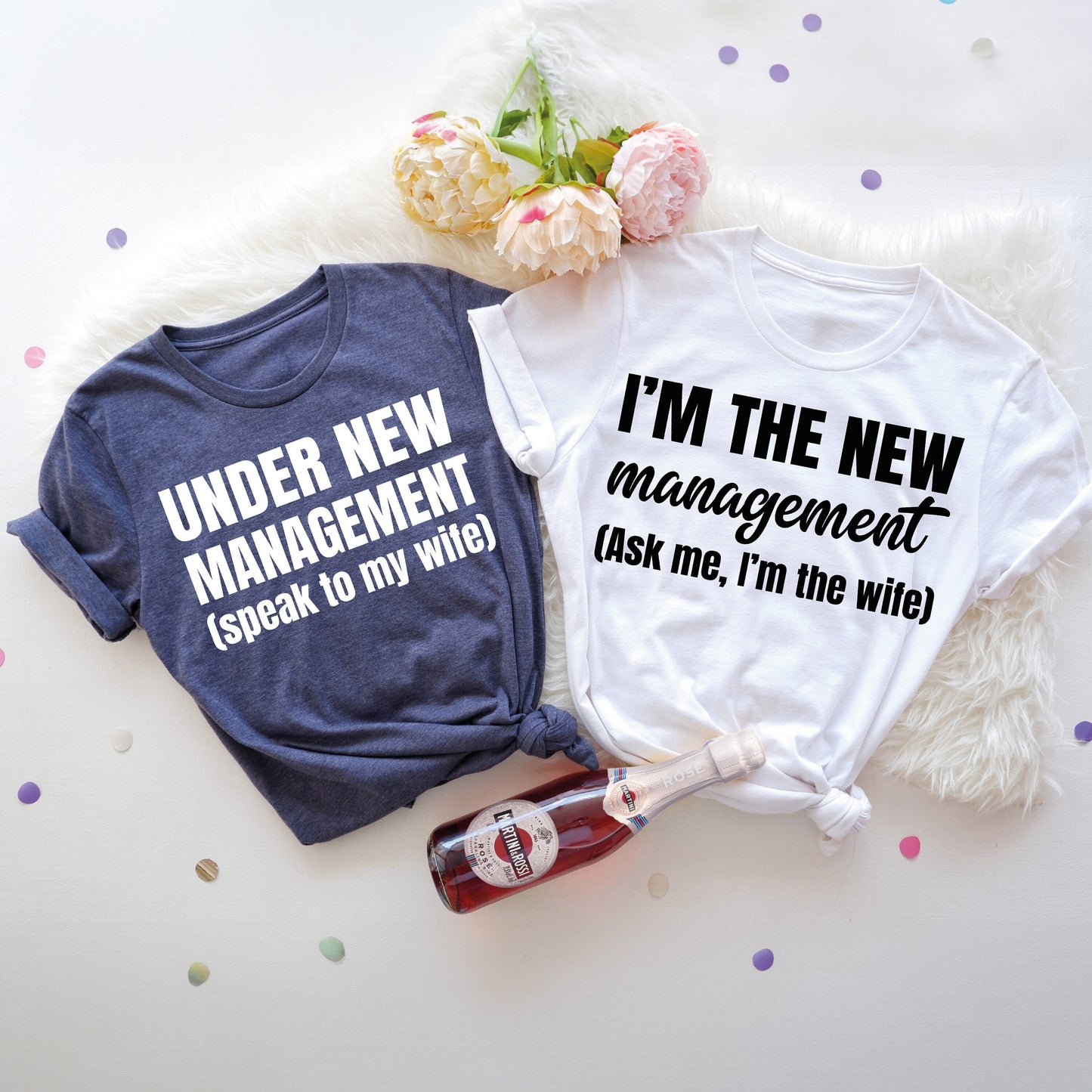 Funny Just Married Couple Shirts: Honeymoon Gift Set