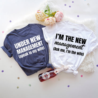Funny Just Married Couple Shirts: Honeymoon Gift Set