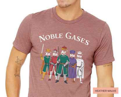 Funny Noble Gases T-Shirt: Science Teacher Periodic Elements