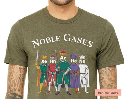 Funny Noble Gases T-Shirt: Science Teacher Periodic Elements
