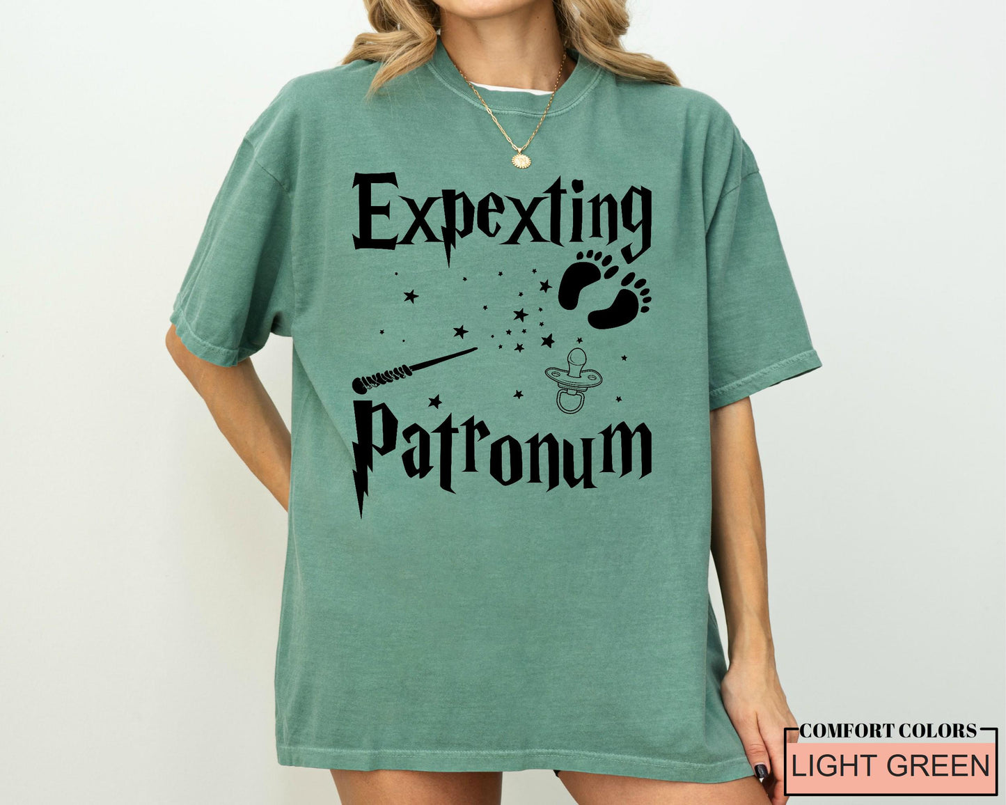 Expecting Patronum Maternity Shirt: Magical Pregnancy Announcement T-Shirt