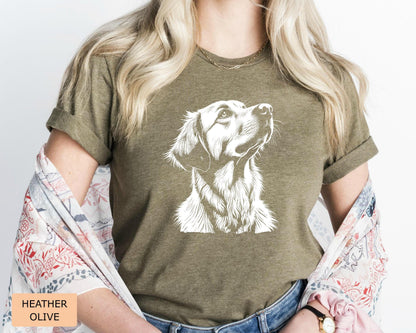 Golden Retriever Dog Mama Shirt: Comfort Colors Tee