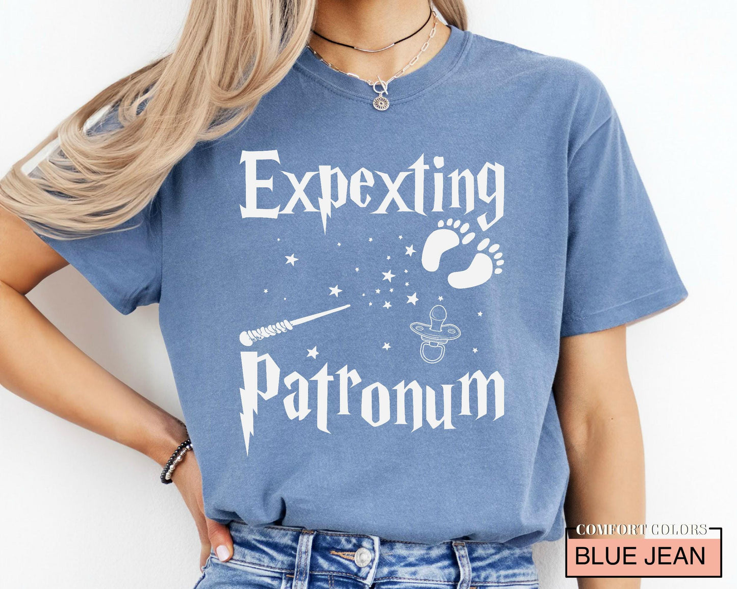 Expecting Patronum Maternity Shirt: Magical Pregnancy Announcement T-Shirt