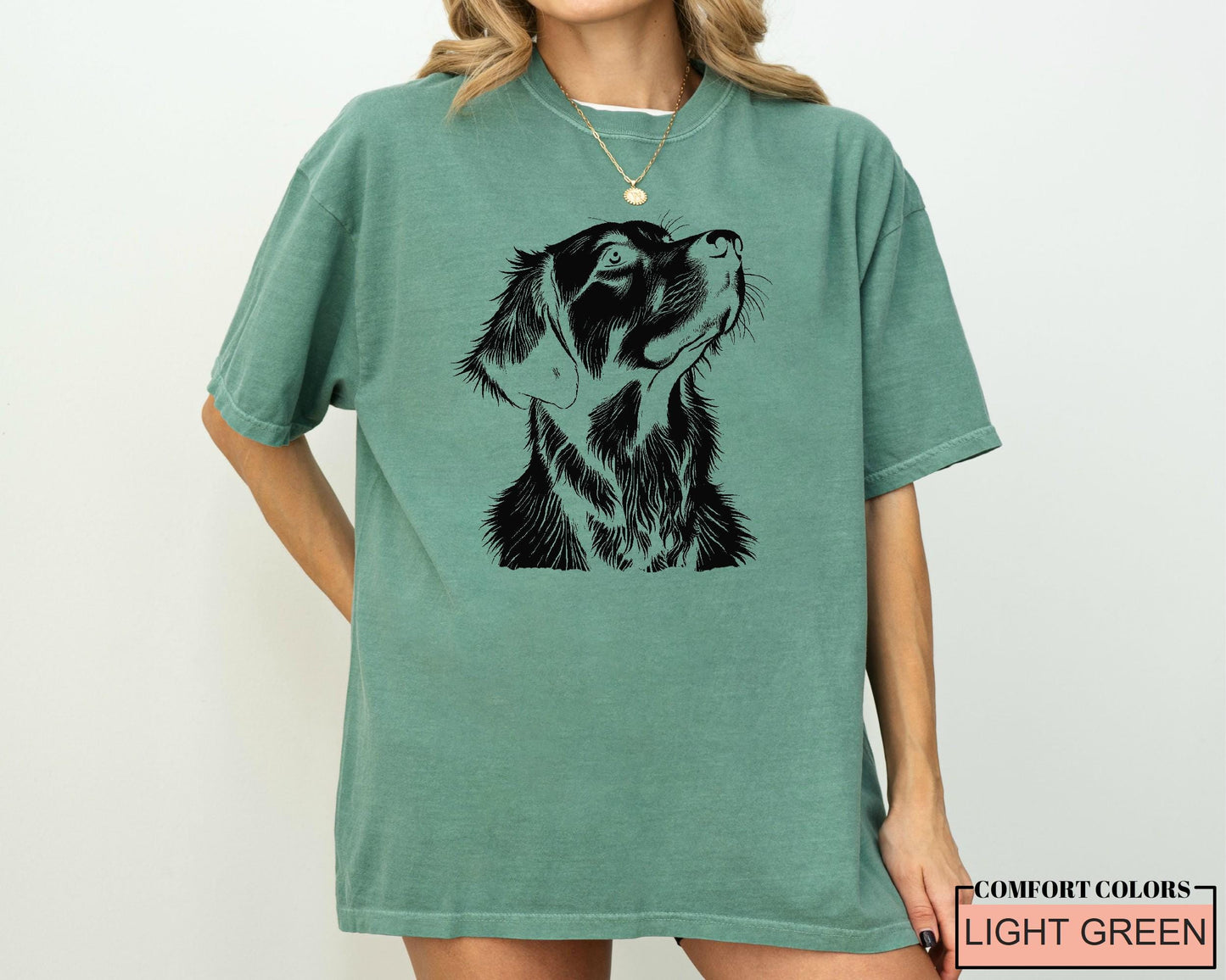 Golden Retriever Dog Mama Shirt: Comfort Colors Tee