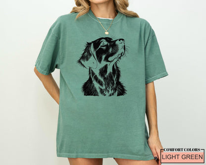 Golden Retriever Dog Mama Shirt: Comfort Colors Tee