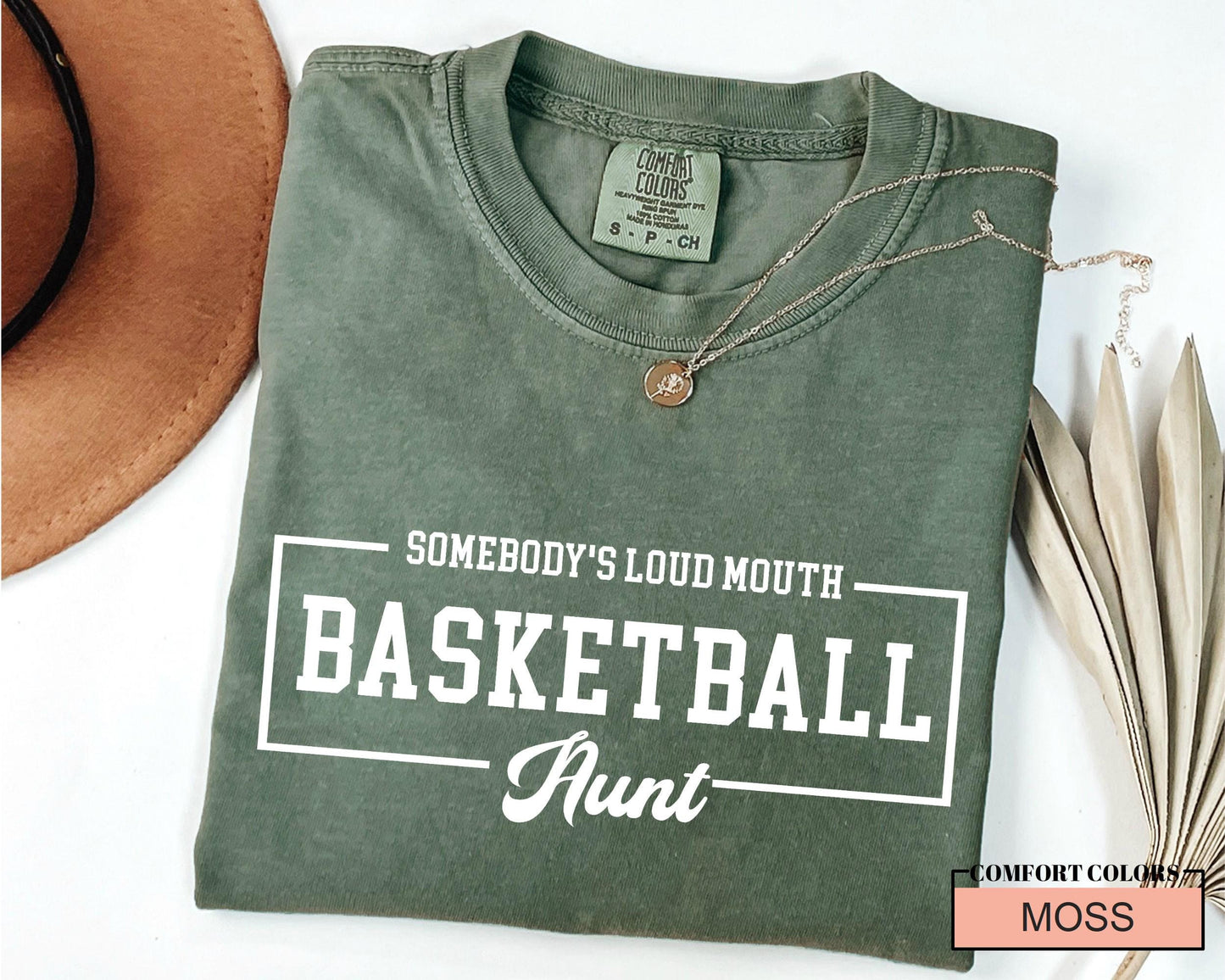Basketball Aunt Shirt: Loud Mouth Auntie Sports Tee