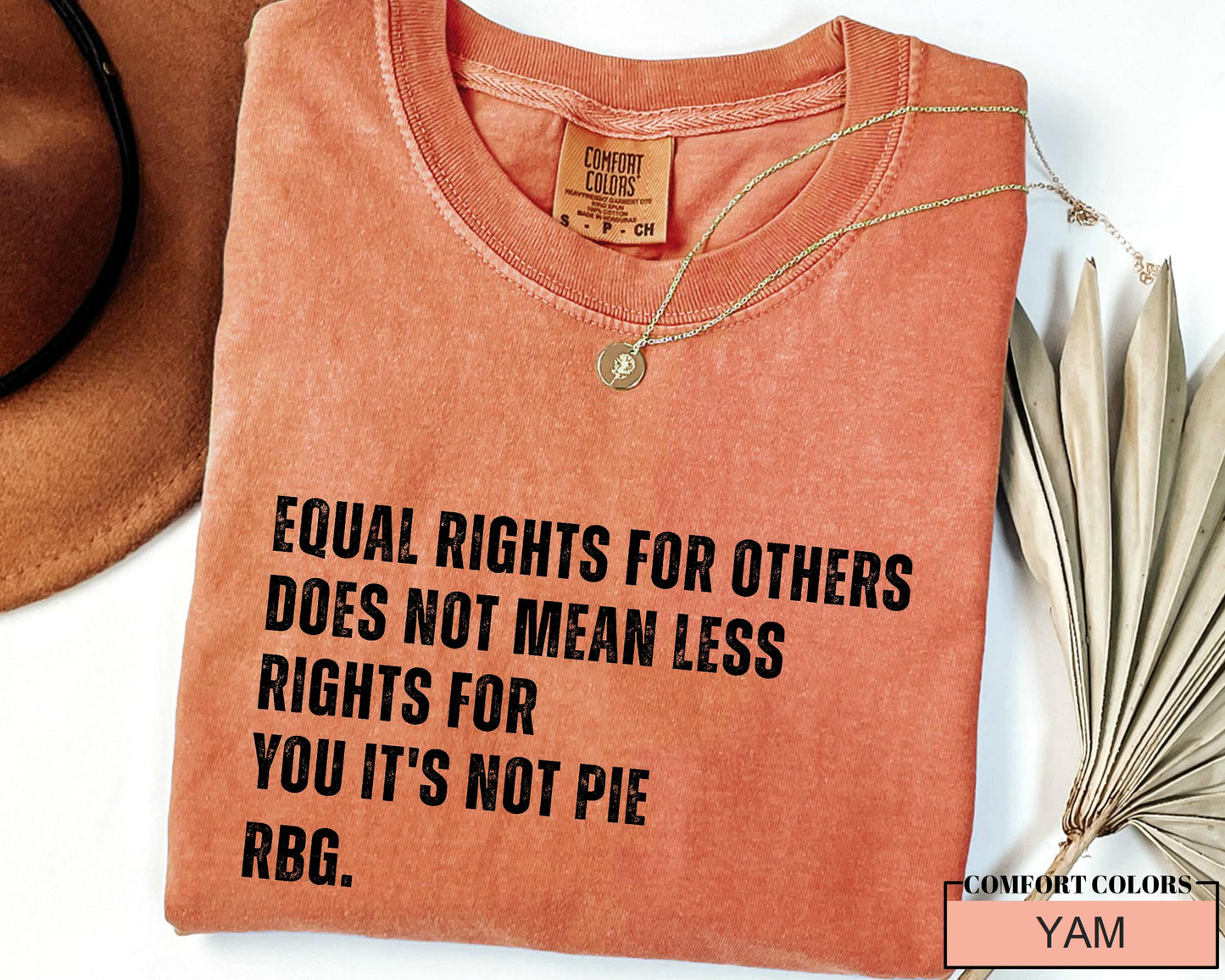 Equal Rights RBG Shirt - Comfort Colors Political Statement Tee