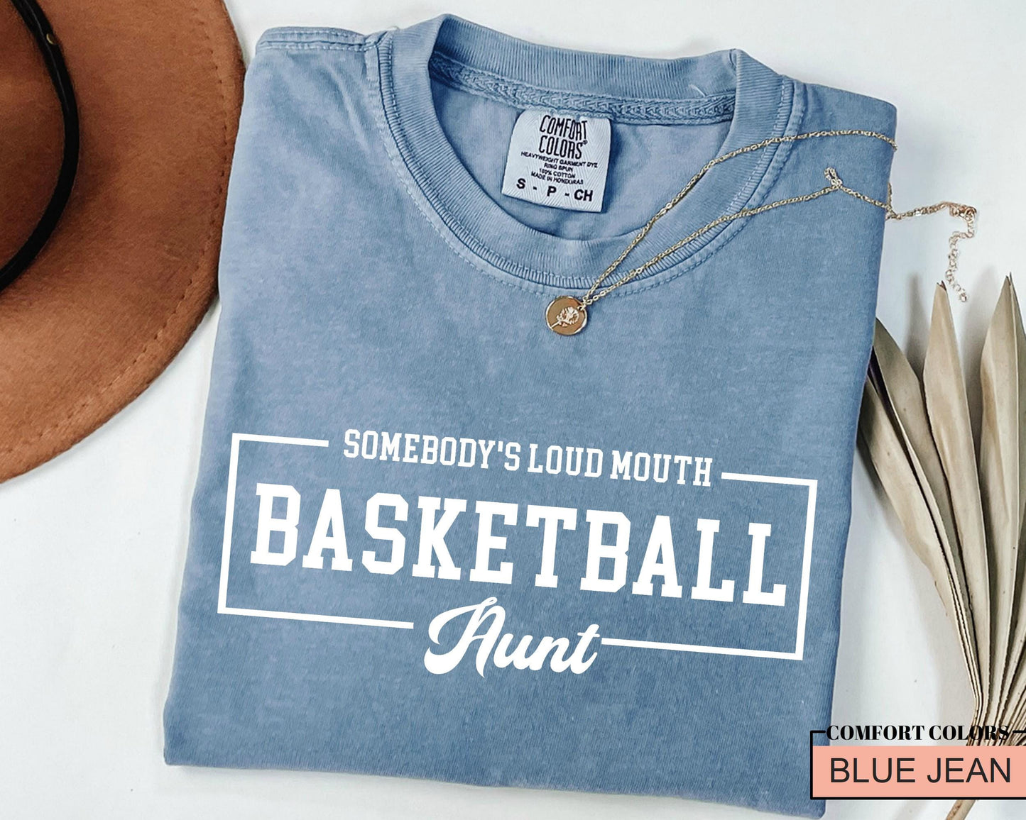Basketball Aunt Shirt: Loud Mouth Auntie Sports Tee