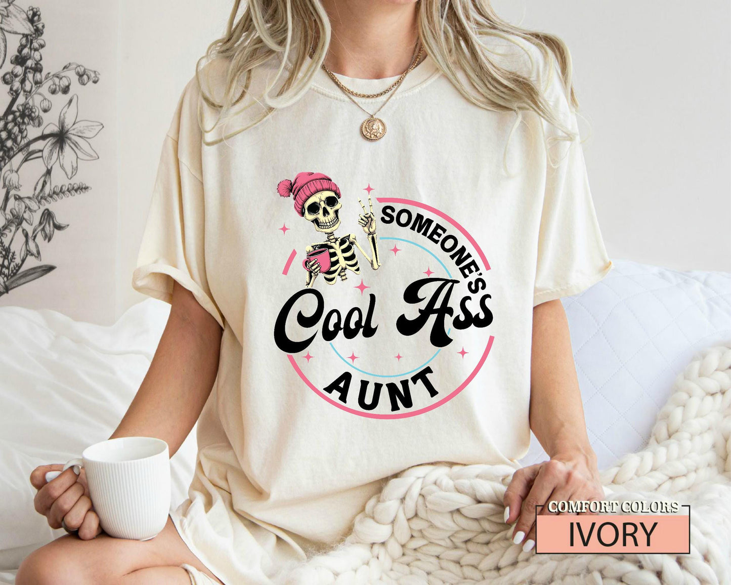 Someone's Cool Ass Aunt Shirt, New Aunt Gift, Auntie Shirt Gift from Nephew, Pregnancy Announcement Gift