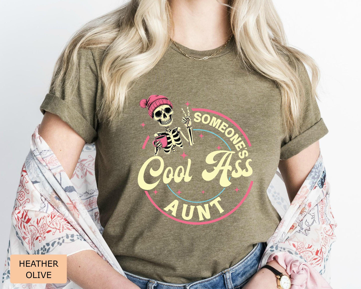 Someone's Cool Ass Aunt Shirt, New Aunt Gift, Auntie Shirt Gift from Nephew, Pregnancy Announcement Gift