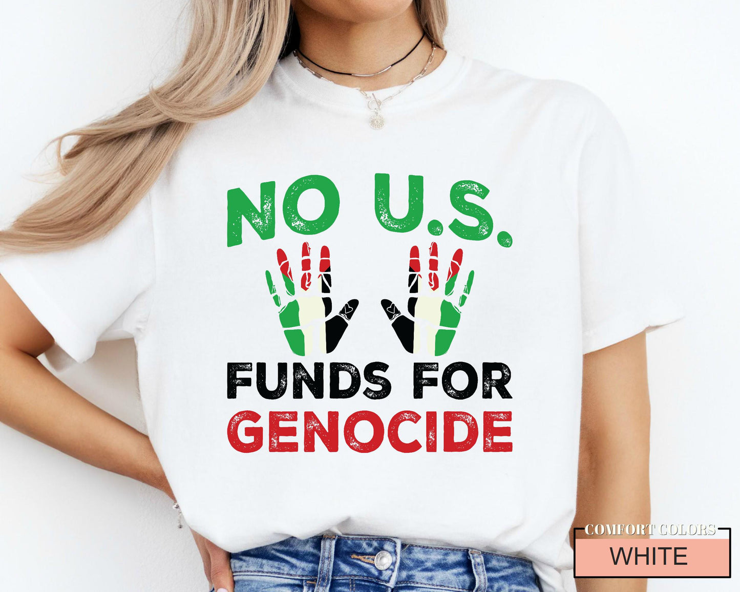 Free Palestine Shirt: Profits Donated Gaza, Comfort Colors Tee