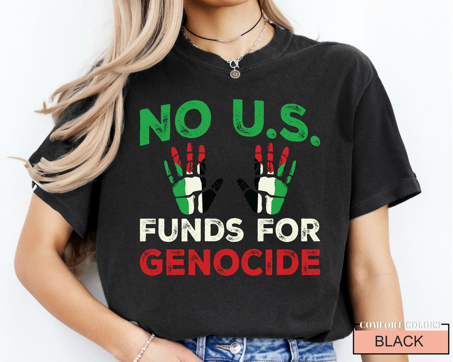Free Palestine Shirt: Profits Donated Gaza, Comfort Colors Tee