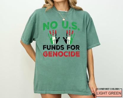 Free Palestine Shirt: Profits Donated Gaza, Comfort Colors Tee