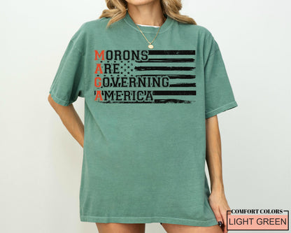 Anti MAGA Comfort Colors T-Shirt: Political Statement Tee