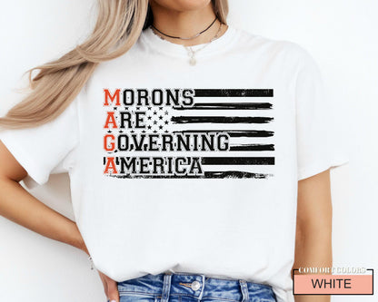 Anti MAGA Comfort Colors T-Shirt: Political Statement Tee