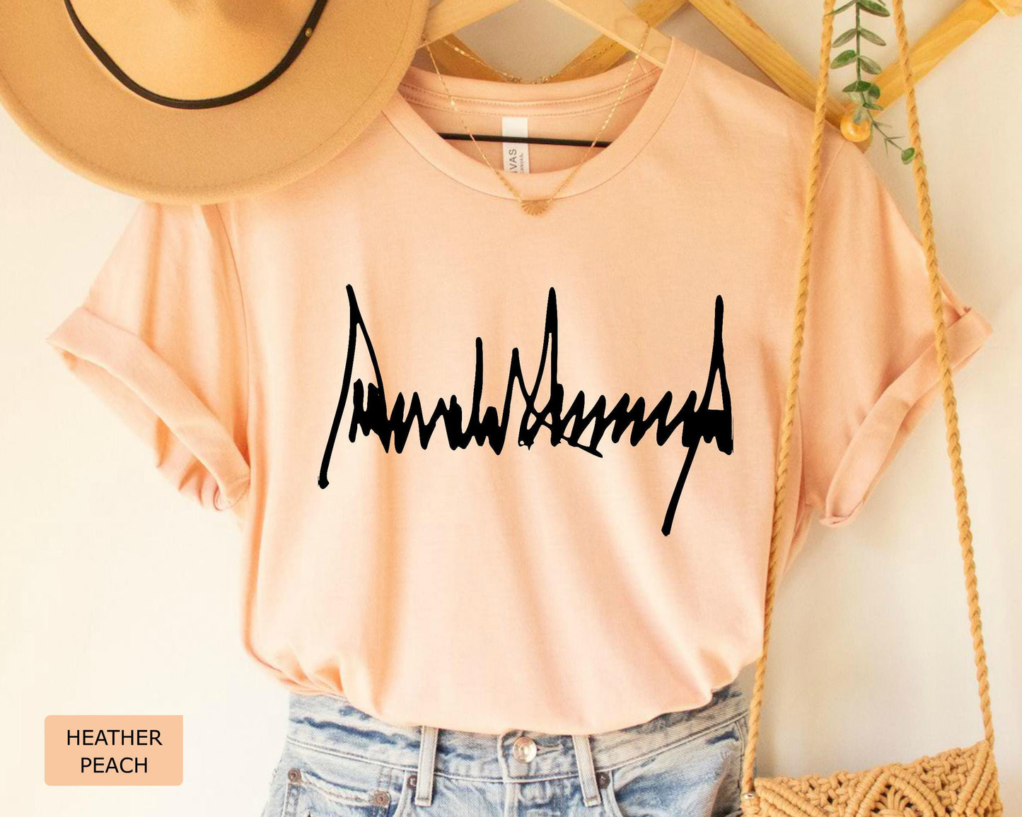 Trump Signature Shirt: Comfort Colors Cotton Tee