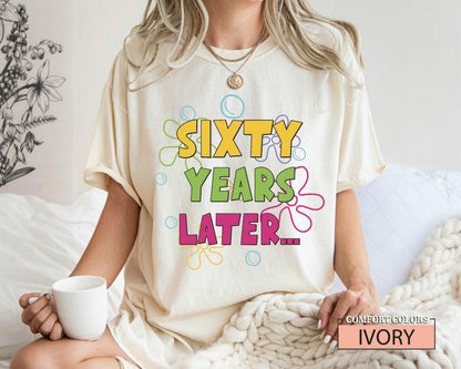 Funny 60th Birthday Shirt: Colorful Retro 1965 Nostalgia