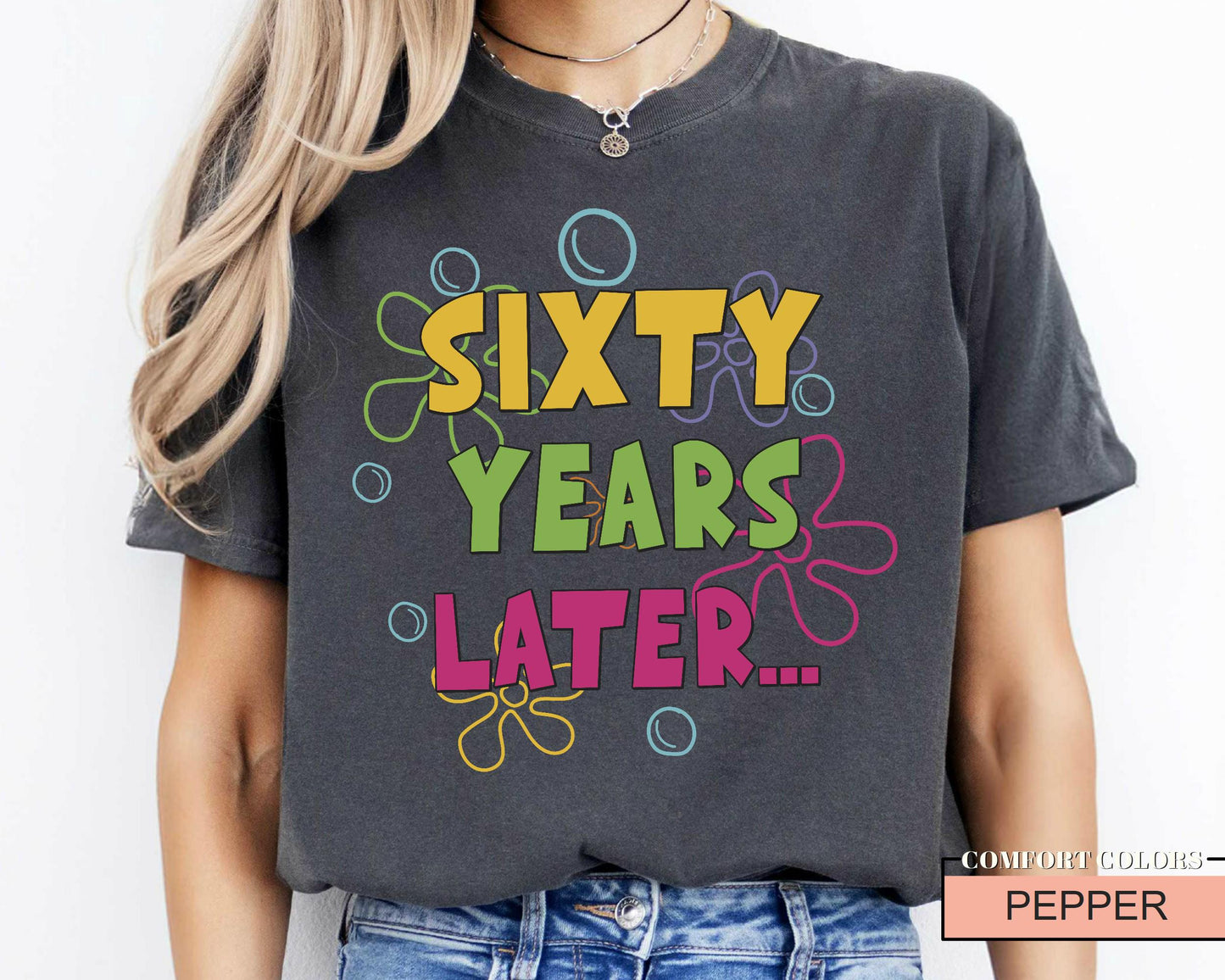 Funny 60th Birthday Shirt: Colorful Retro 1965 Nostalgia