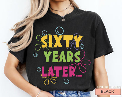 Funny 60th Birthday Shirt: Colorful Retro 1965 Nostalgia