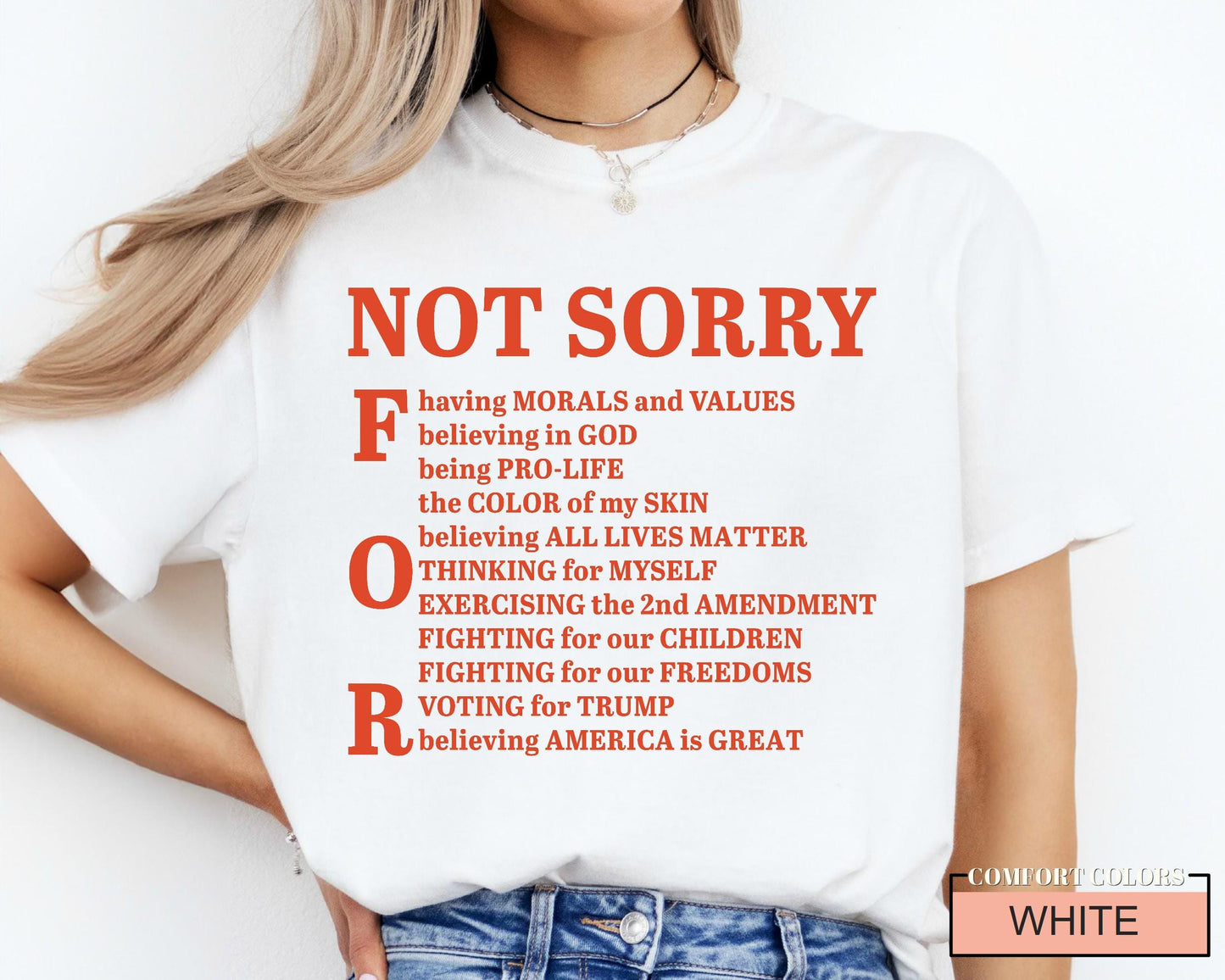 Not Sorry 2nd Amendment Shirt - Conservative Political Tee