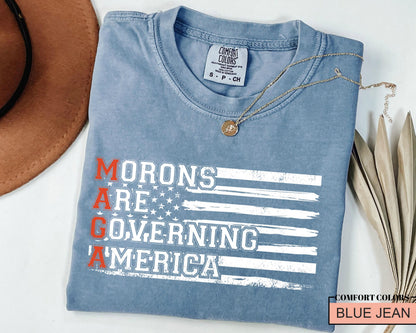 Anti MAGA Comfort Colors T-Shirt: Political Statement Tee