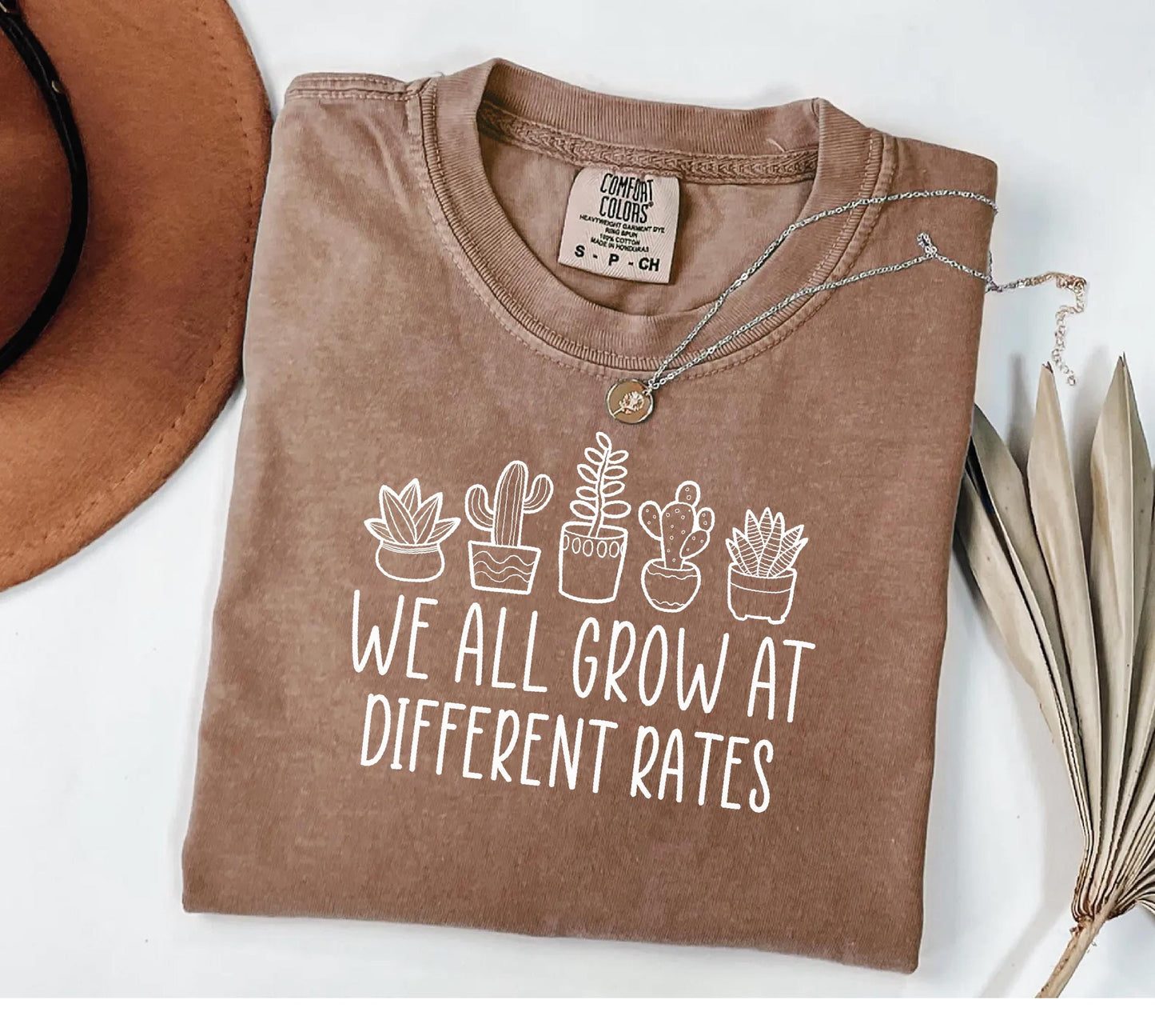 We All Grow Cactus Teacher Shirt - SPED Counselor Tee