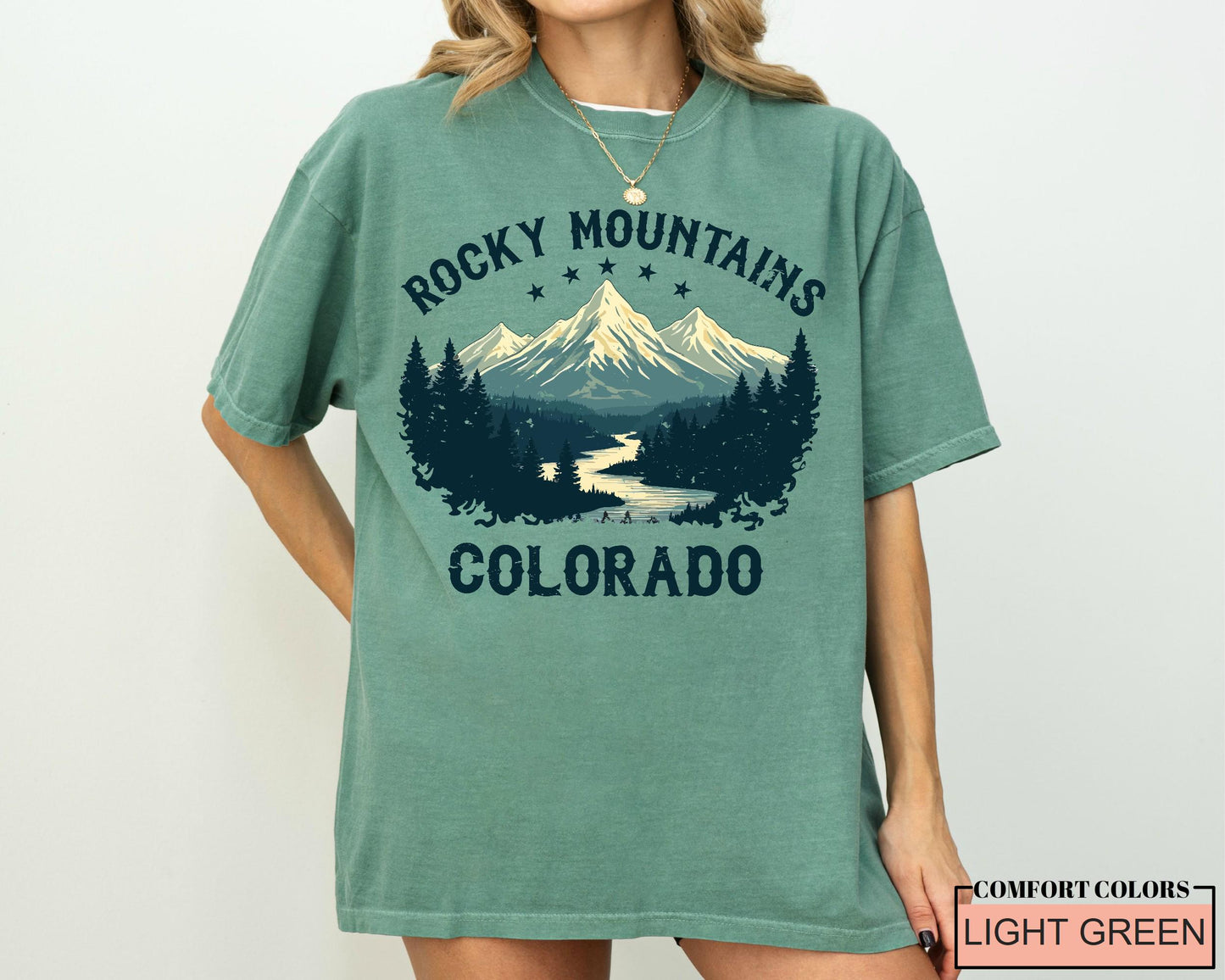 Rocky Mountains Colorado T-Shirt: Hiking Adventure Souvenir