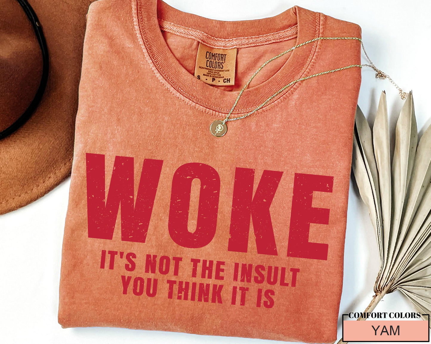 Woke Statement Shirt - Comfort Colors Social Justice Tee