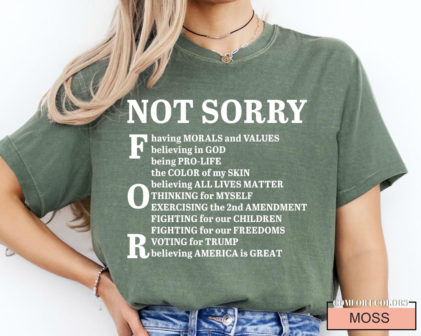 Not Sorry 2nd Amendment Shirt - Conservative Political Tee